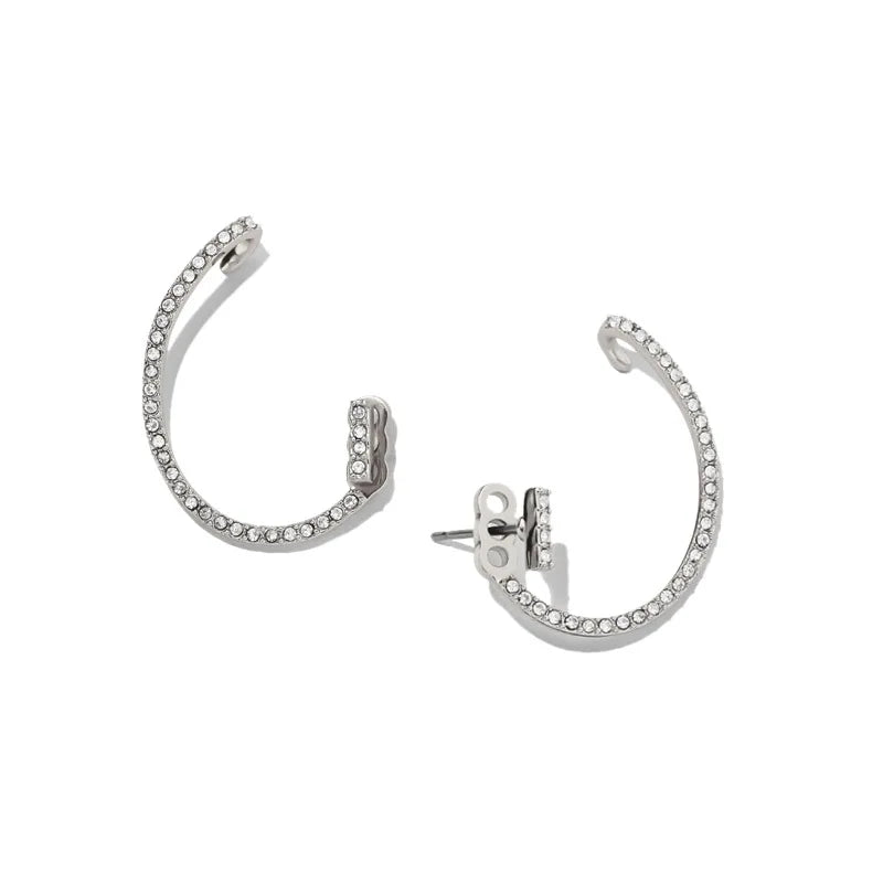 Brass With 18k Gold AAA Zircon Twist Ear Jacke Earrings Women Jewelry Party Boho T Show Gown Runway Rare Korean Japan Trendy INS
