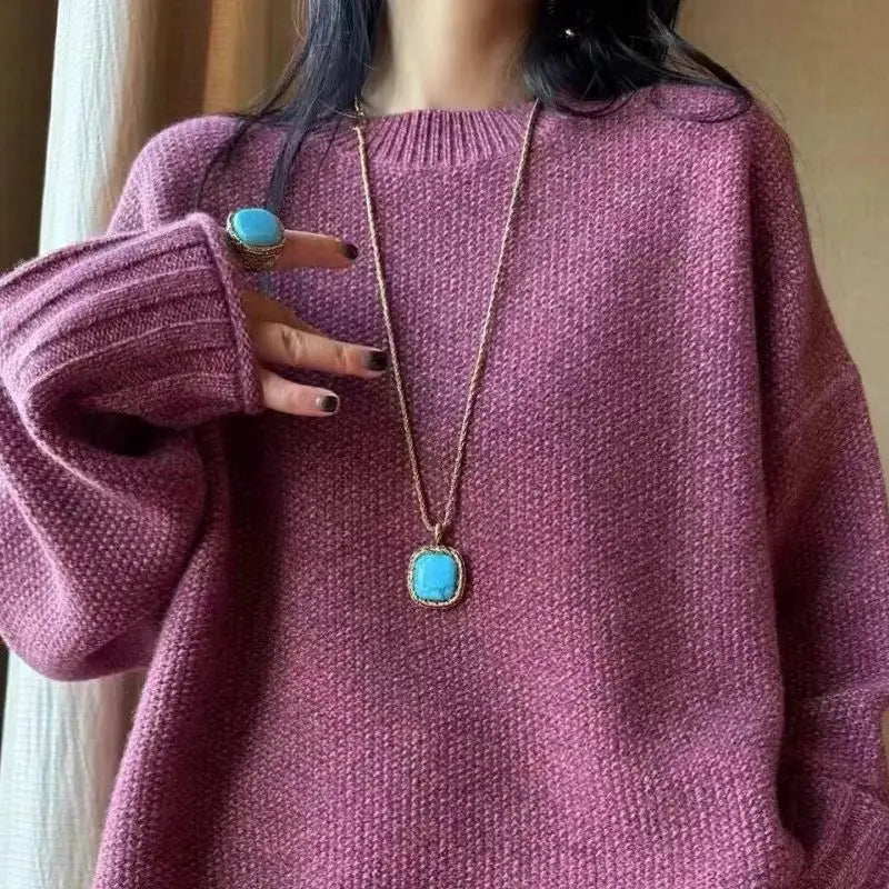 Brass Twist Chain Natural Stone Square Pendant Necklace Women Jewelry Designer T Show Runway Gown Rare INS Japan Korean Trendy