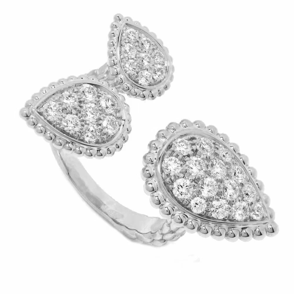 Brass With 18 K Gold AAA Zircon Eyes Ring Women Jewlery Stuning Designer T Show Club Cocktail Party Rare Japan Korean