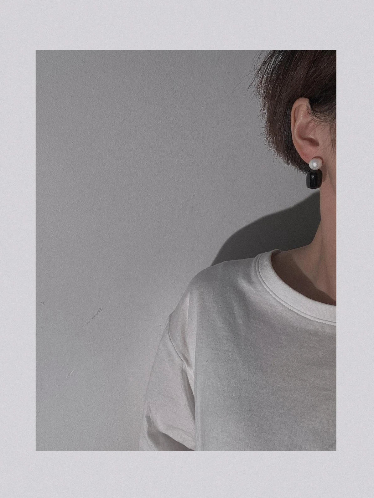 Brass Real Natural Pearl Geo Earrings Women Jewelry Punk Party T Show Gown Runway Trendy  Korean Japan Israel  Style INS