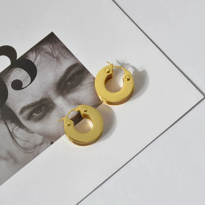 Brass With 18k Gold Top Quality Colorful CC Earrings Women Jewelry Party Boho T Show Gown Runway Rare Korean Japan Stuning