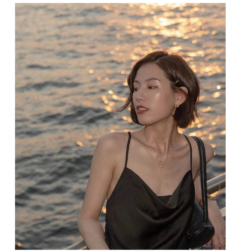 Brass With 18K Gold Geo U Shape Neckalce Japan Korean Style Party Designer T Show Runway Gown Jewelry Rare INS Trendy