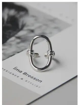 Titanium Cutout Solid Statement Ring Women Jewelry Punk Party Designer Club Cocktail  Party Gown Amazing Gift Trendy Top Japan