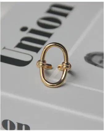 Titanium Cutout Solid Statement Ring Women Jewelry Punk Party Designer Club Cocktail  Party Gown Amazing Gift Trendy Top Japan