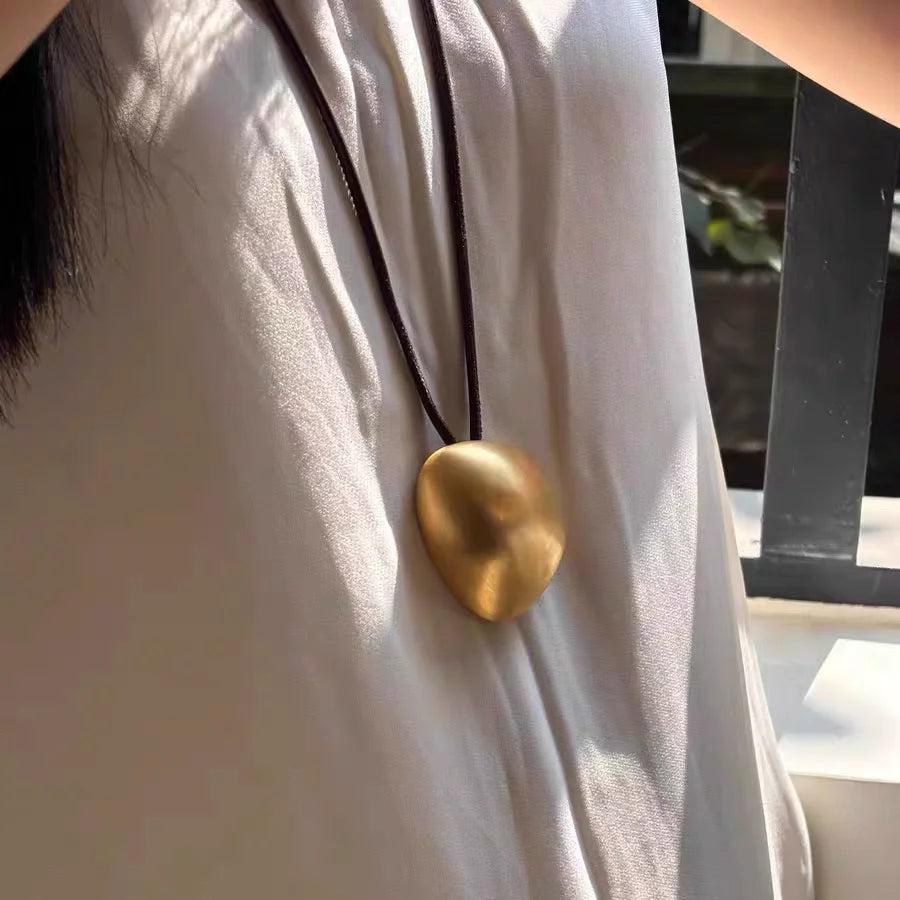 Brass With 18K Gold Big Beads Earrings Women Jewelry Punk Party T Show Gown Runway Trendy  Korean Japan INS