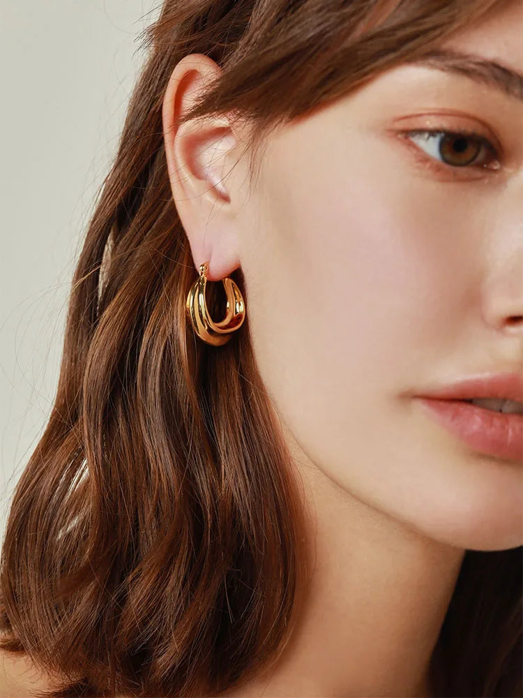 7 Colors Geo Twist Statement Stud Earrings Women Jewelry Punk Party Gown Brincos T Show Runway Rare Korean Japan Style INS