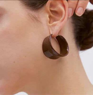 Brass Chocolate Color Layered Rings Women  Jewelry Punk Designer Club Cocktail  Party Boho Japan Korean