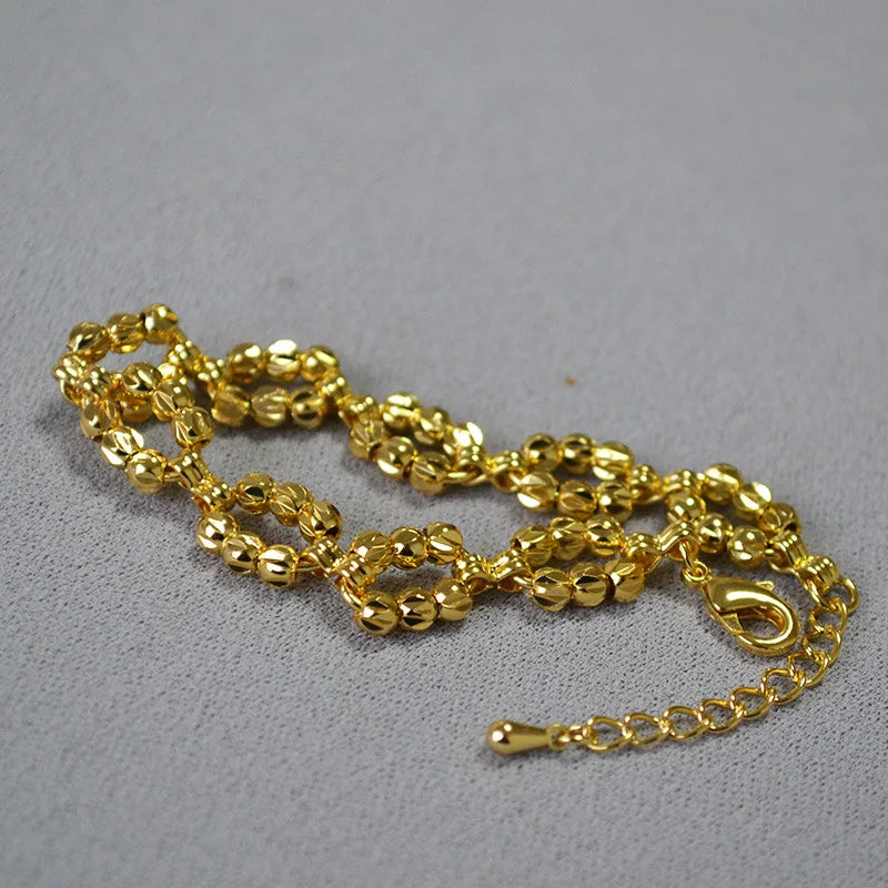 Brass With 18K Statement Chunky Cutout Linked Bangles Women Jewelry Designer T Show Runway Gown Rare INS Japan Korean Trendy