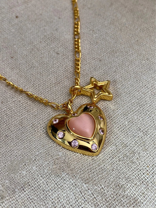 Brass AAA Zircon Iregular Heart Pendant  Earrings Women Jewelry Punk Designer Runway Rare Simply Gown Boho Japan Korean