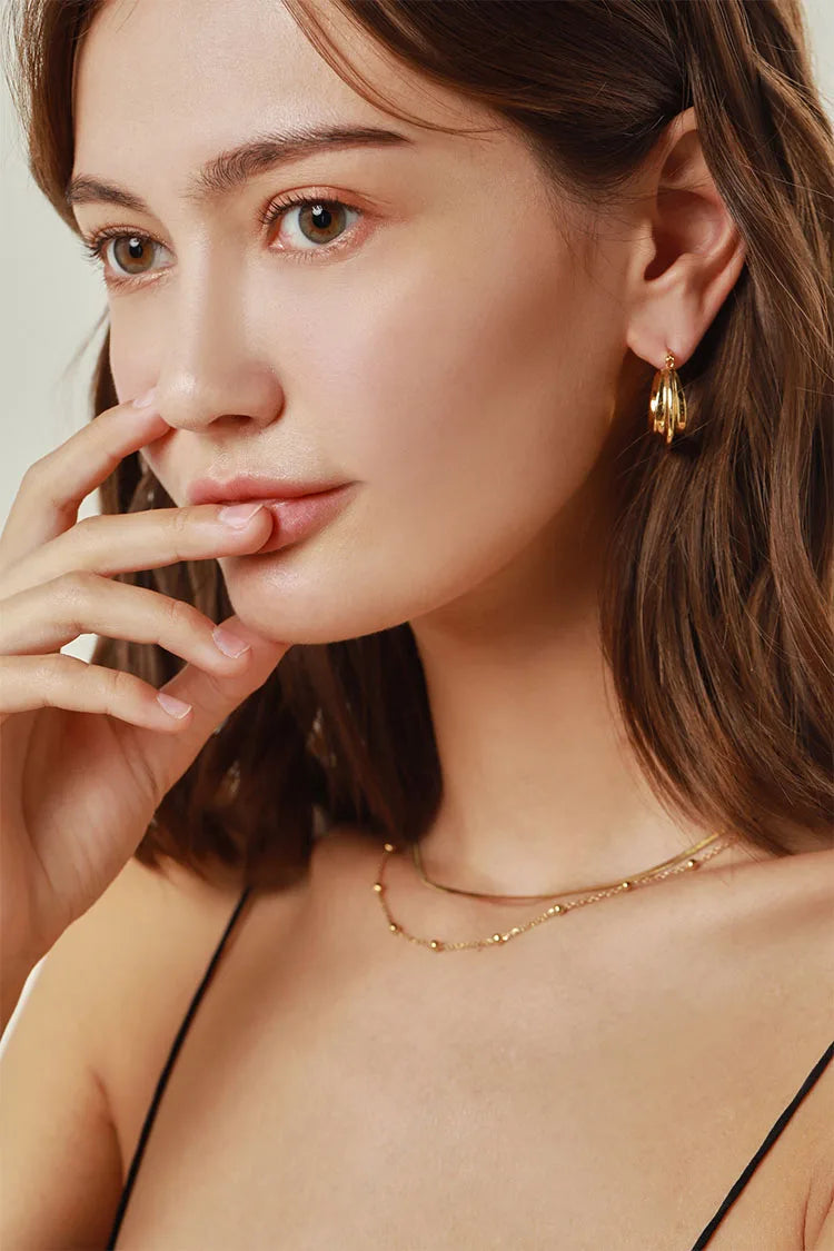 7 Colors Geo Twist Statement Stud Earrings Women Jewelry Punk Party Gown Brincos T Show Runway Rare Korean Japan Style INS
